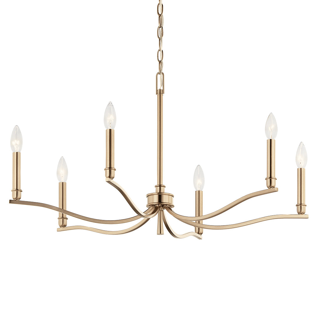 KICHLER, MALENE CHANDELIER, CHANDELIER LIGHT