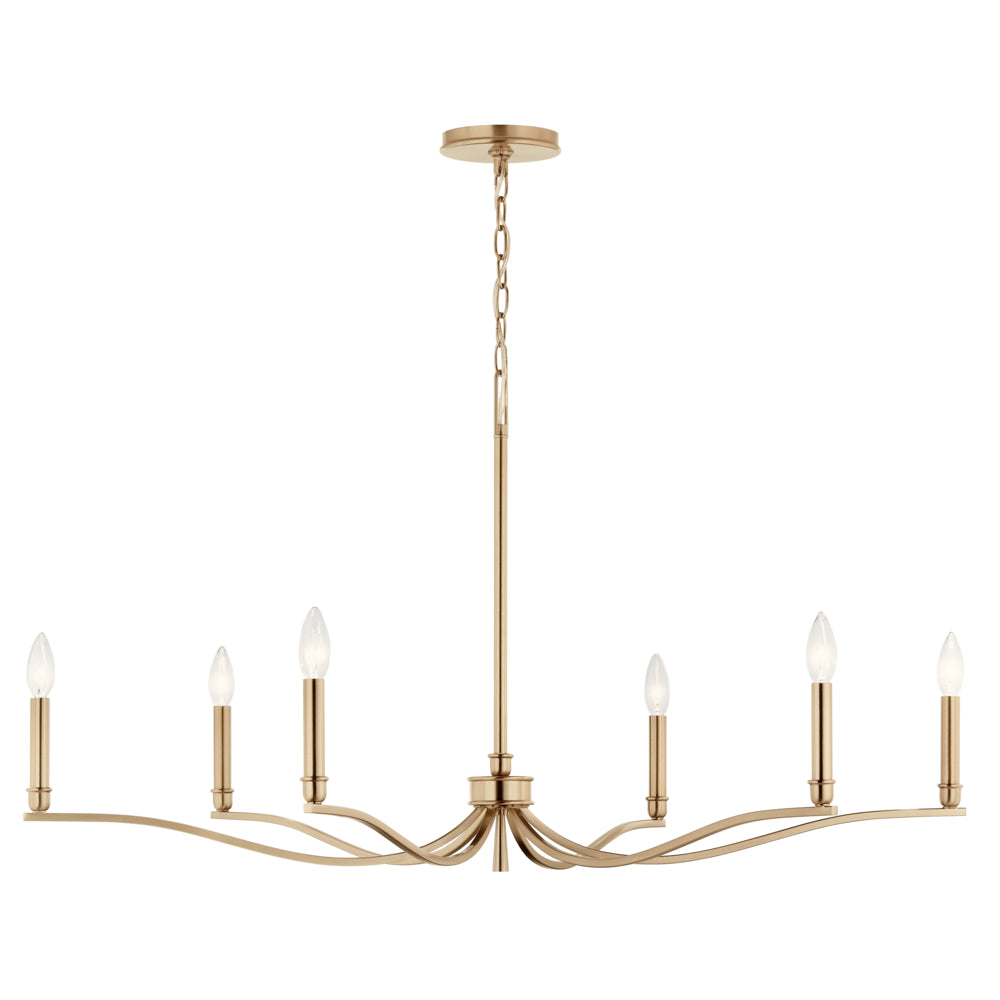 KICHLER, MALENE CHANDELIER, CHANDELIER LIGHT