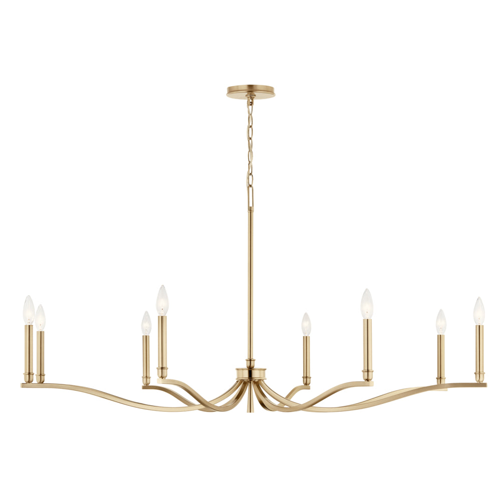 KICHLER, MALENE CHANDELIER, CHANDELIER LIGHT
