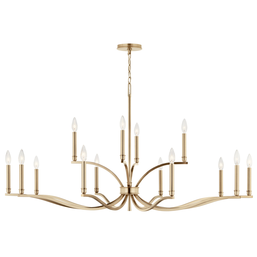 KICHLER, MALENE CHANDELIER, CHANDELIER LIGHT