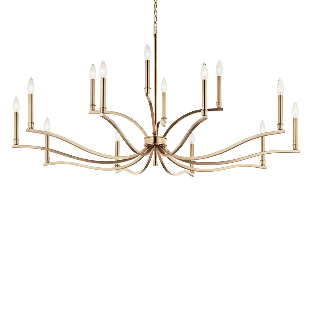 KICHLER, MALENE CHANDELIER, CHANDELIER LIGHT