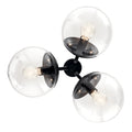 KICHLER, SILVARIOUS CHANDELIER, SEMI FLUSH MOUNT LIGHT
