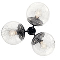 KICHLER, SILVARIOUS CHANDELIER, SEMI FLUSH MOUNT LIGHT