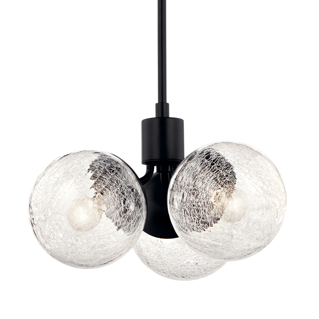 KICHLER, SILVARIOUS CHANDELIER, SEMI FLUSH MOUNT LIGHT