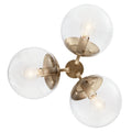 KICHLER, SILVARIOUS CHANDELIER, SEMI FLUSH MOUNT LIGHT