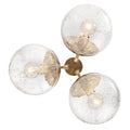 KICHLER, SILVARIOUS CHANDELIER, SEMI FLUSH MOUNT LIGHT