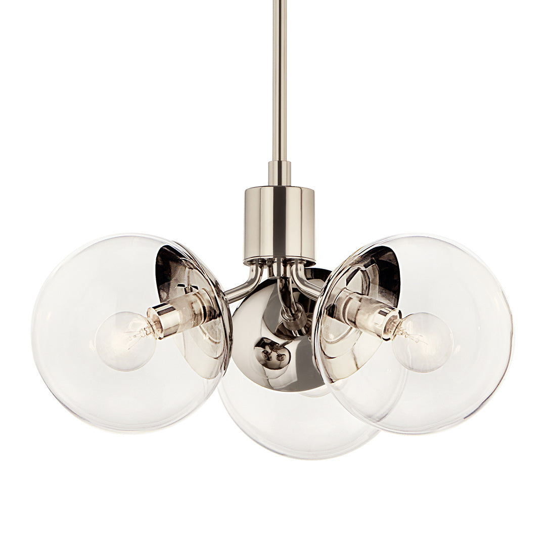 KICHLER, SILVARIOUS CHANDELIER, SEMI FLUSH MOUNT LIGHT