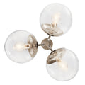 KICHLER, SILVARIOUS CHANDELIER, SEMI FLUSH MOUNT LIGHT
