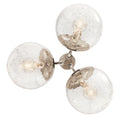 KICHLER, SILVARIOUS CHANDELIER, SEMI FLUSH MOUNT LIGHT