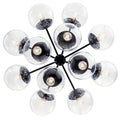 KICHLER, SILVARIOUS CHANDELIER, SEMI FLUSH MOUNT LIGHT