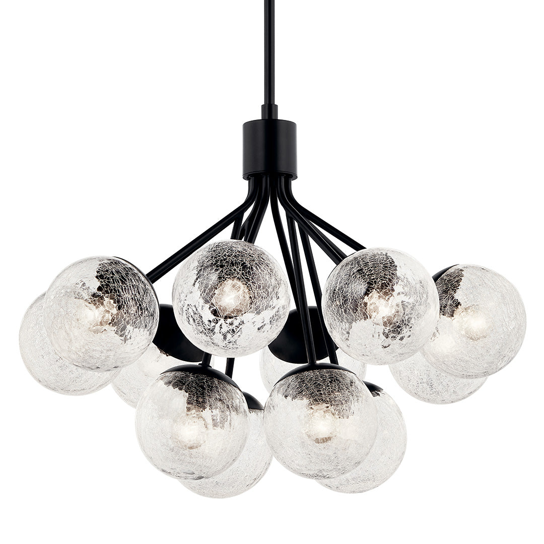 KICHLER, SILVARIOUS CHANDELIER, SEMI FLUSH MOUNT LIGHT