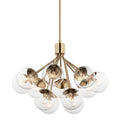 KICHLER, SILVARIOUS CHANDELIER, SEMI FLUSH MOUNT LIGHT