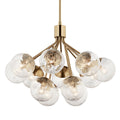 KICHLER, SILVARIOUS CHANDELIER, SEMI FLUSH MOUNT LIGHT