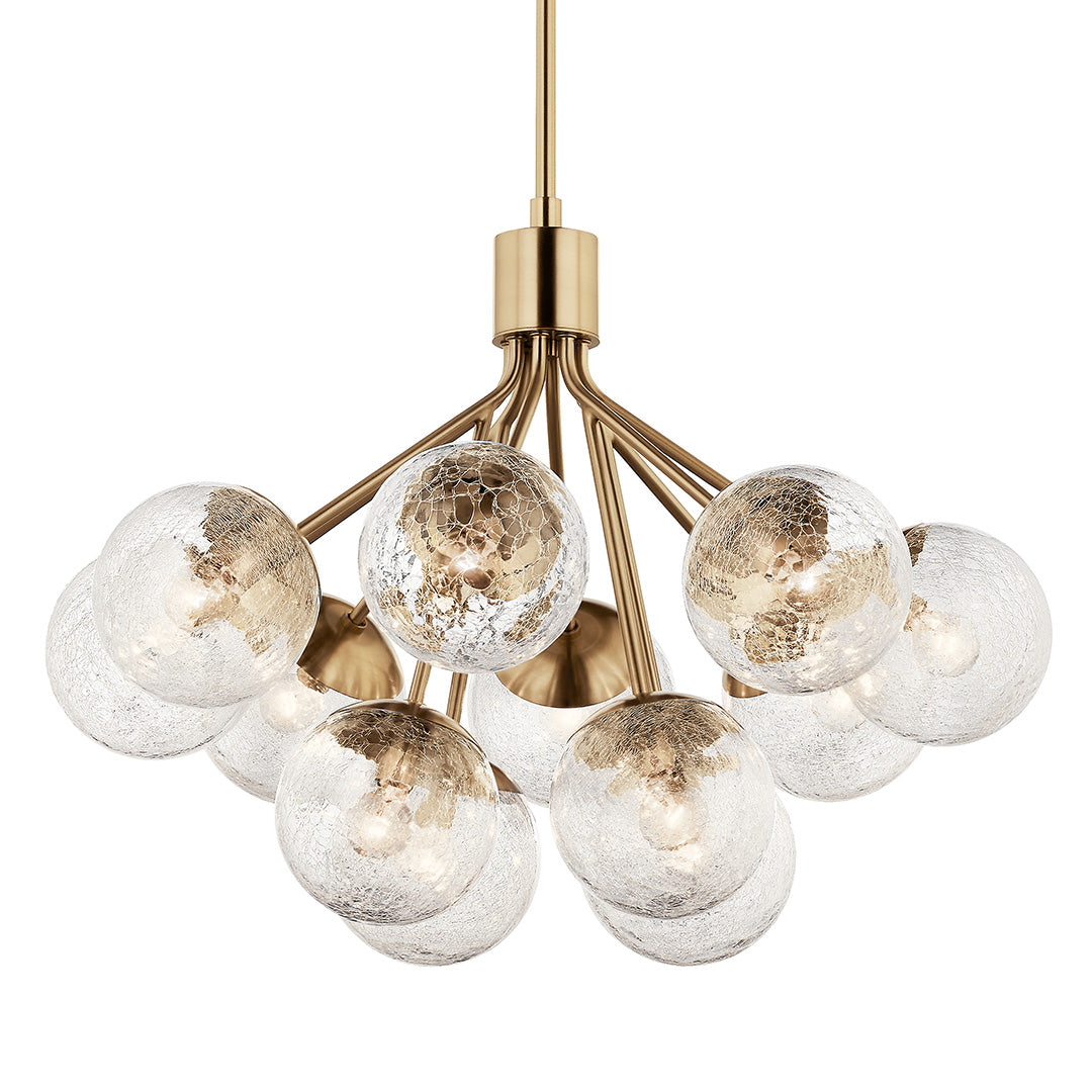 KICHLER, SILVARIOUS CHANDELIER, SEMI FLUSH MOUNT LIGHT