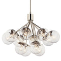 KICHLER, SILVARIOUS CHANDELIER, SEMI FLUSH MOUNT LIGHT