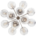 KICHLER, SILVARIOUS CHANDELIER, SEMI FLUSH MOUNT LIGHT