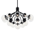 KICHLER, SILVARIOUS CHANDELIER, SEMI FLUSH MOUNT LIGHT