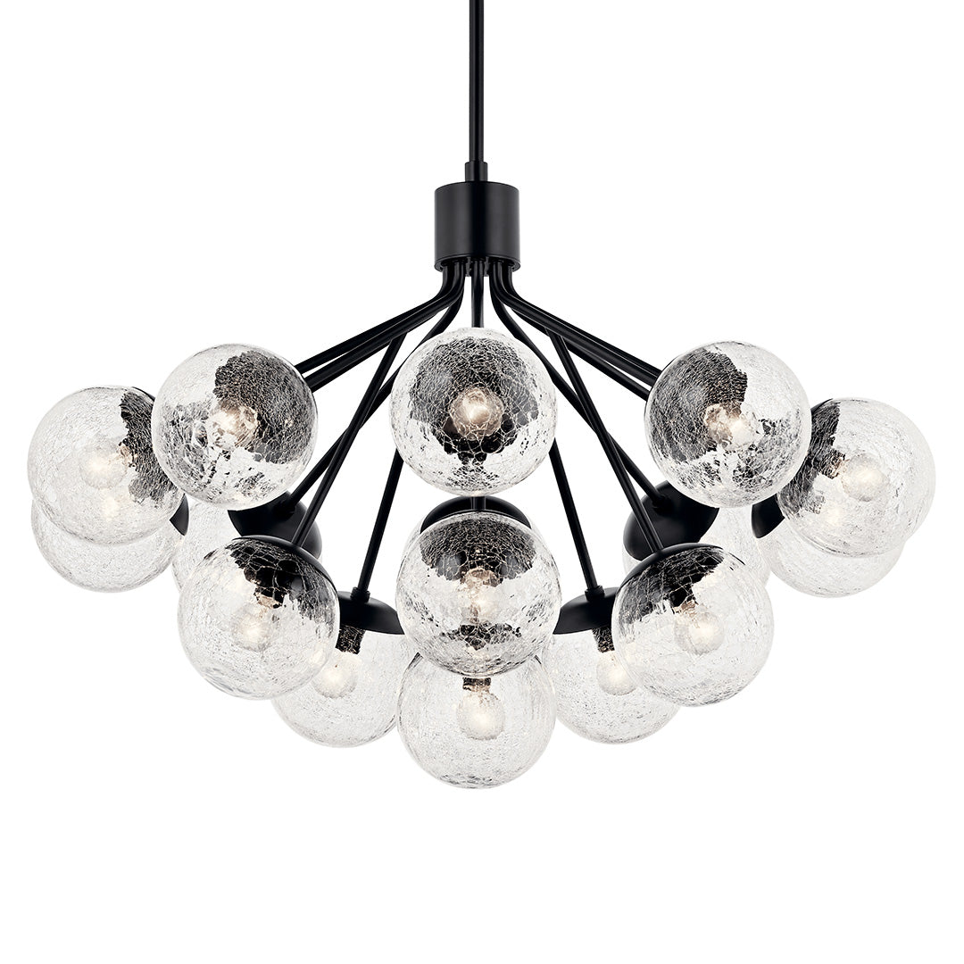 KICHLER, SILVARIOUS CHANDELIER, SEMI FLUSH MOUNT LIGHT