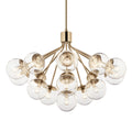 KICHLER, SILVARIOUS CHANDELIER, SEMI FLUSH MOUNT LIGHT