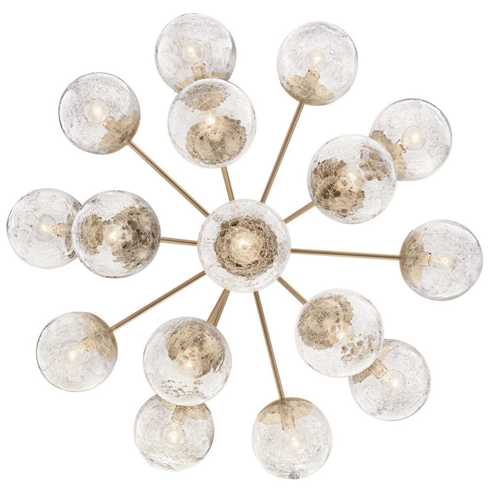 KICHLER, SILVARIOUS CHANDELIER, SEMI FLUSH MOUNT LIGHT
