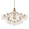 KICHLER, SILVARIOUS CHANDELIER, SEMI FLUSH MOUNT LIGHT