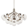 KICHLER, SILVARIOUS CHANDELIER, SEMI FLUSH MOUNT LIGHT