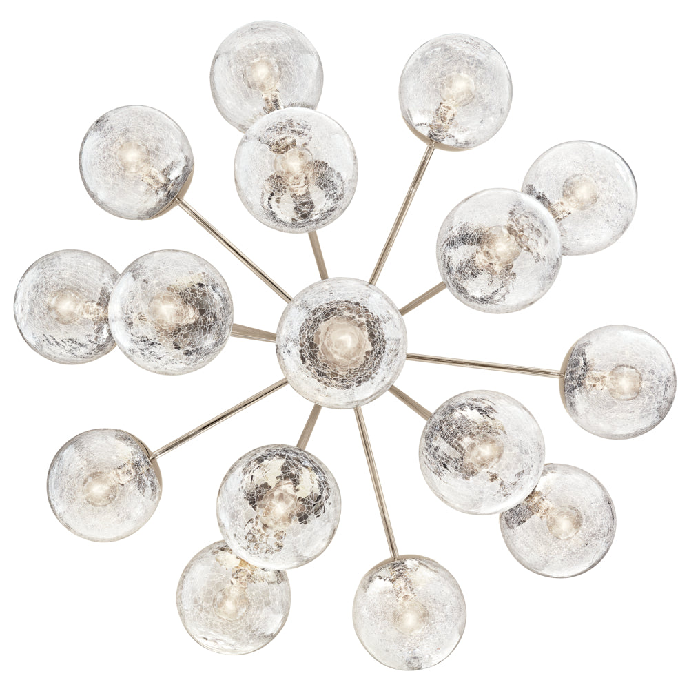KICHLER, SILVARIOUS CHANDELIER, SEMI FLUSH MOUNT LIGHT