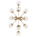 KICHLER, SILVARIOUS CHANDELIER, SEMI FLUSH MOUNT LIGHT
