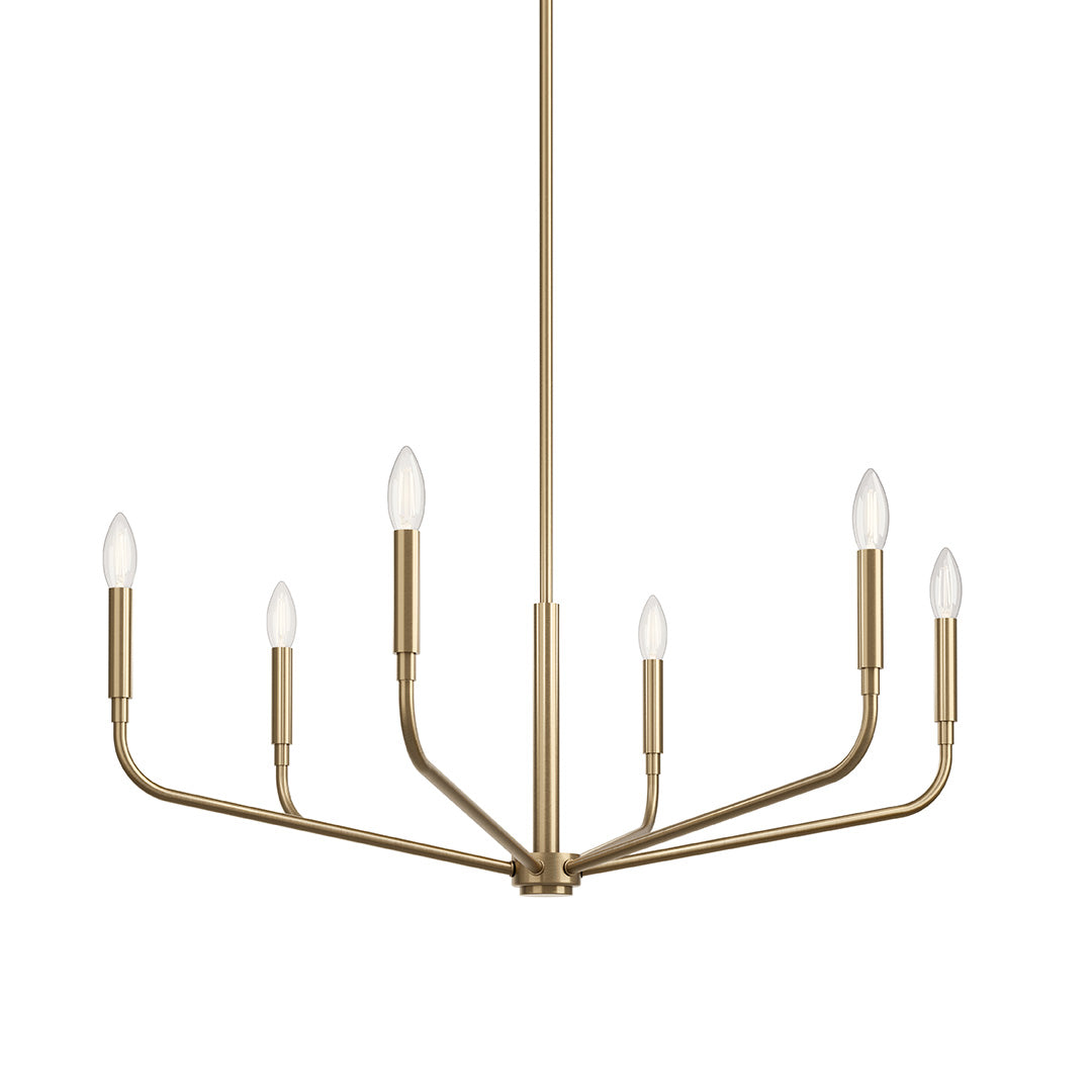 KICHLER, MADDEN CHANDELIER, LINEAR LIGHT