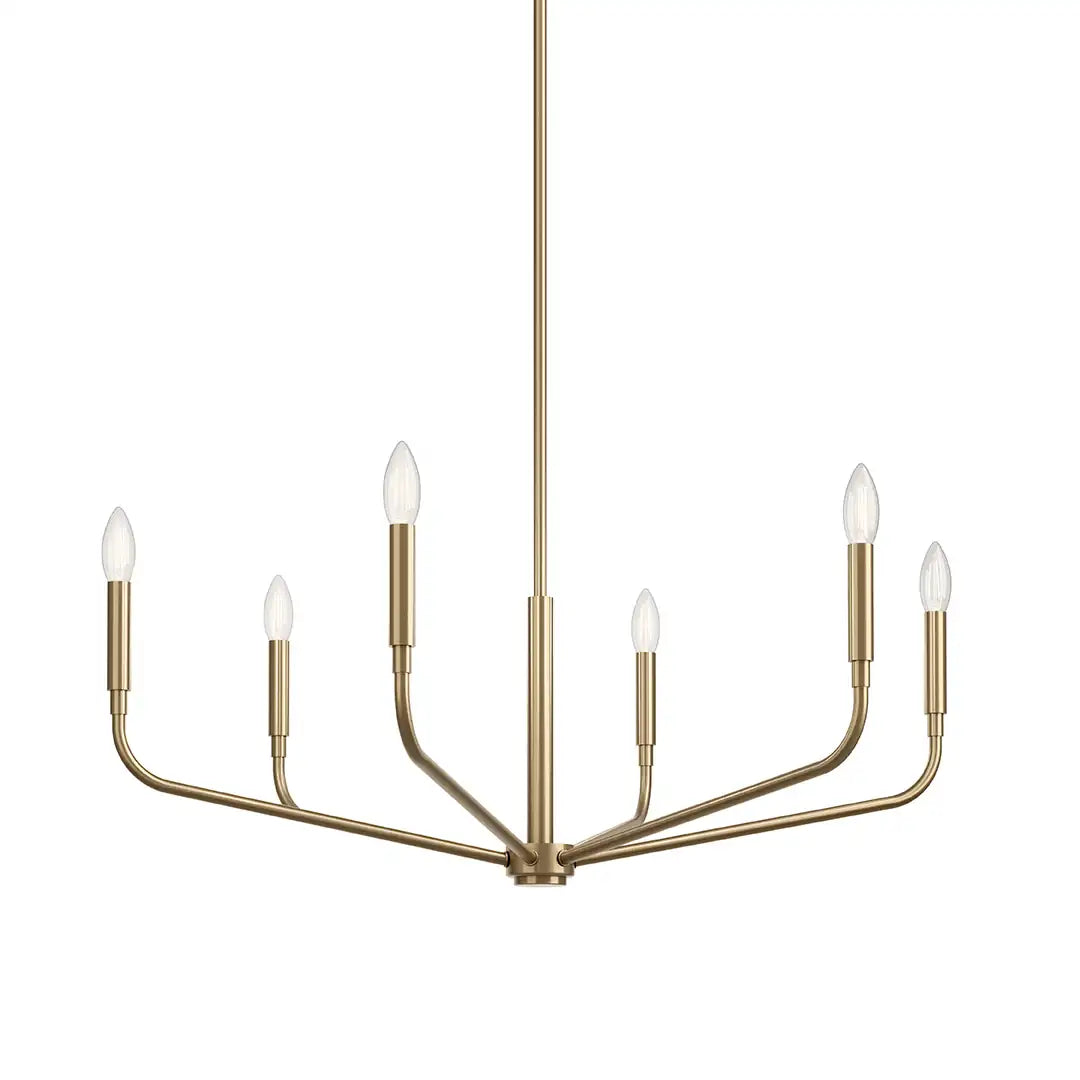 KICHLER, MADDEN CHANDELIER, LINEAR LIGHT