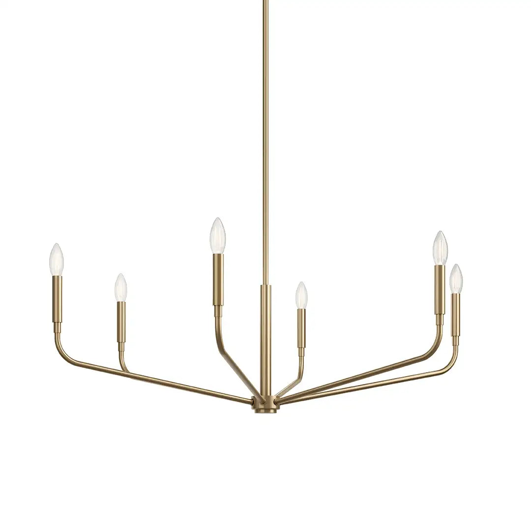 KICHLER, MADDEN CHANDELIER, LINEAR LIGHT