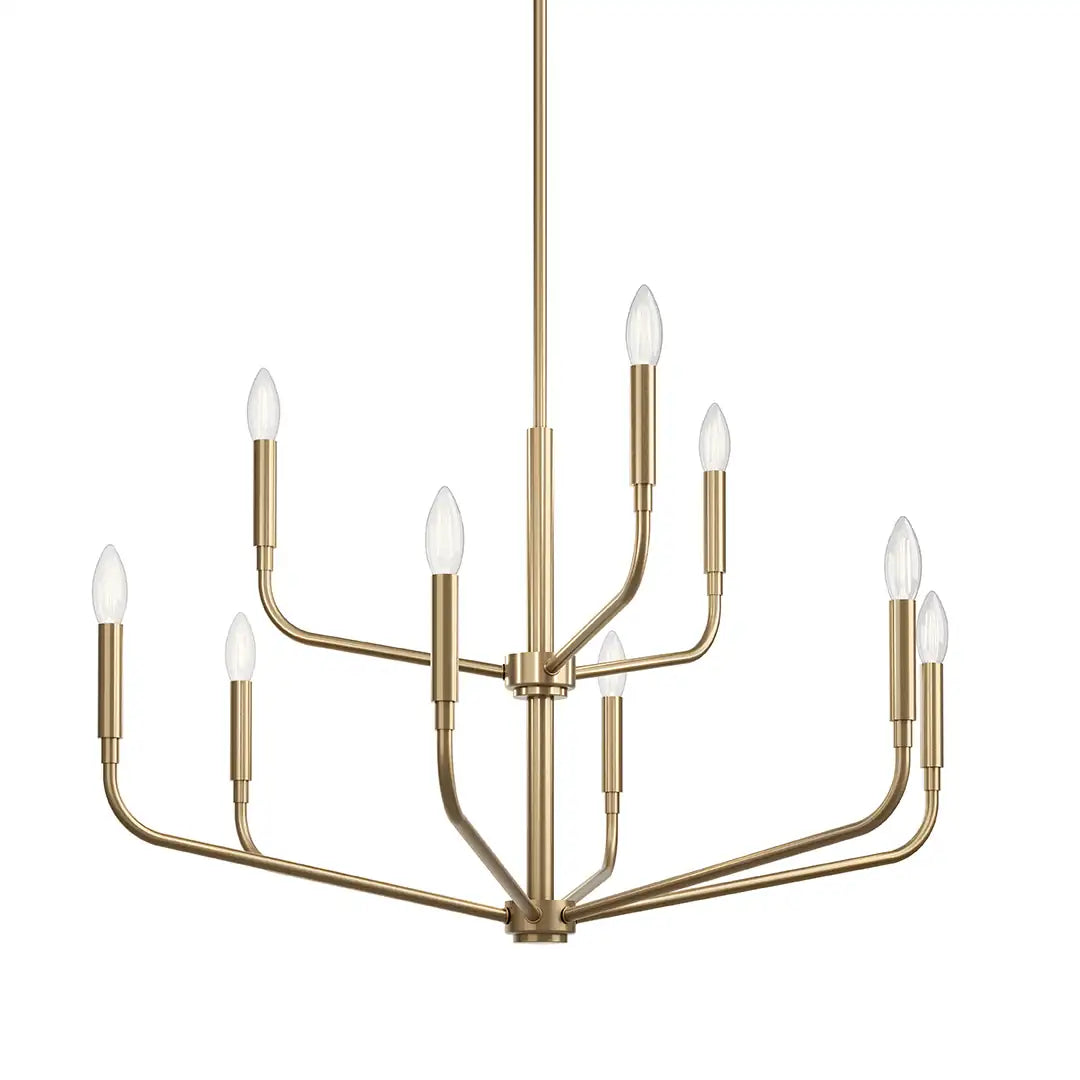 KICHLER, MADDEN CHANDELIER, LINEAR LIGHT