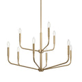 KICHLER, MADDEN CHANDELIER, LINEAR LIGHT
