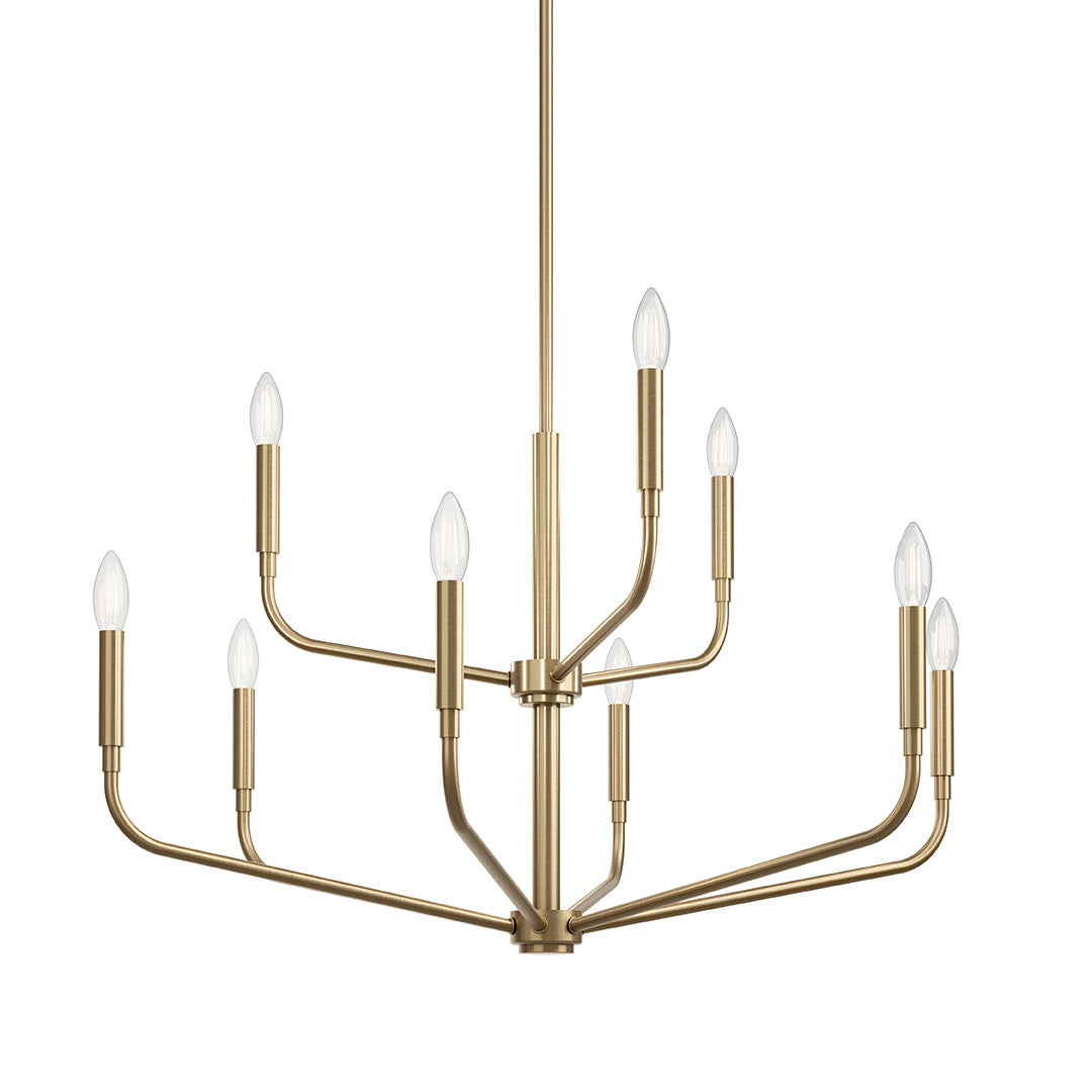 KICHLER, MADDEN CHANDELIER, LINEAR LIGHT