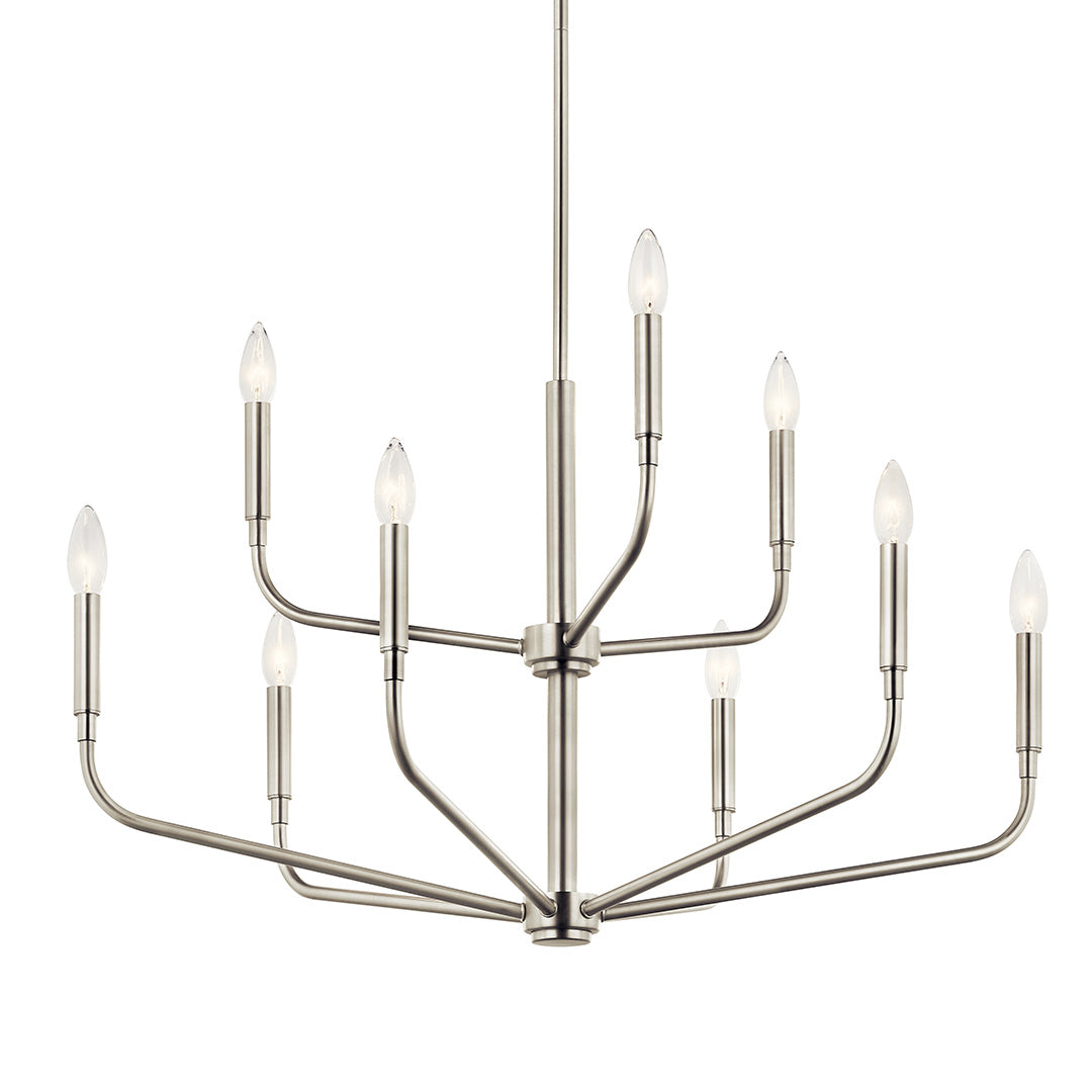 KICHLER, MADDEN CHANDELIER, LINEAR LIGHT