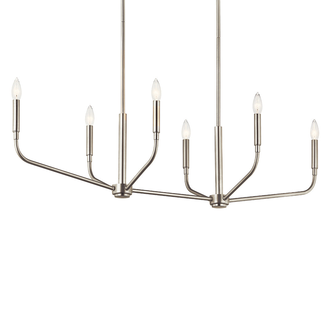 KICHLER, MADDEN CHANDELIER, LINEAR LIGHT