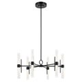 KICHLER, RIVEN CHANDELIER, LINEAR LIGHT
