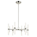 KICHLER, RIVEN CHANDELIER, LINEAR LIGHT