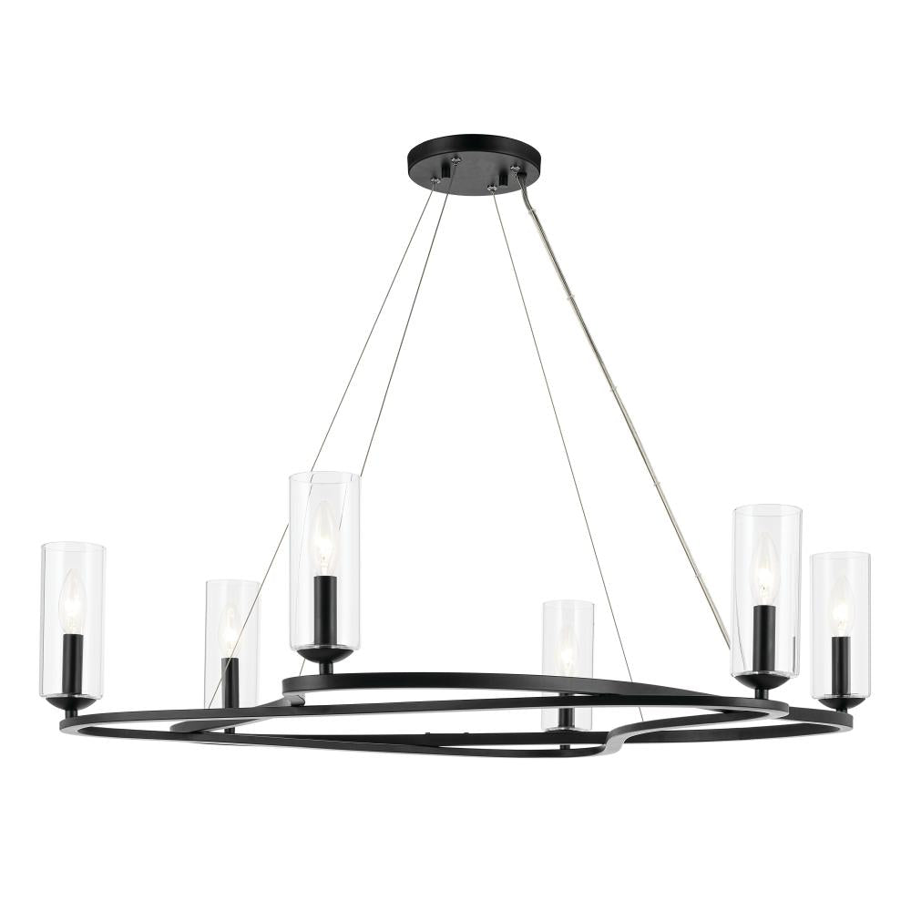 KICHLER, HARPIN CHANDELIER, PENDANT LIGHT