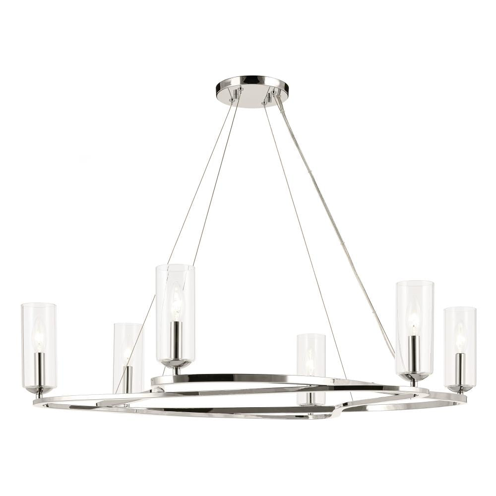 KICHLER, HARPIN CHANDELIER, PENDANT LIGHT