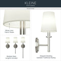 KICHLER, Kleine Wall Sconce, WALL SCONCES