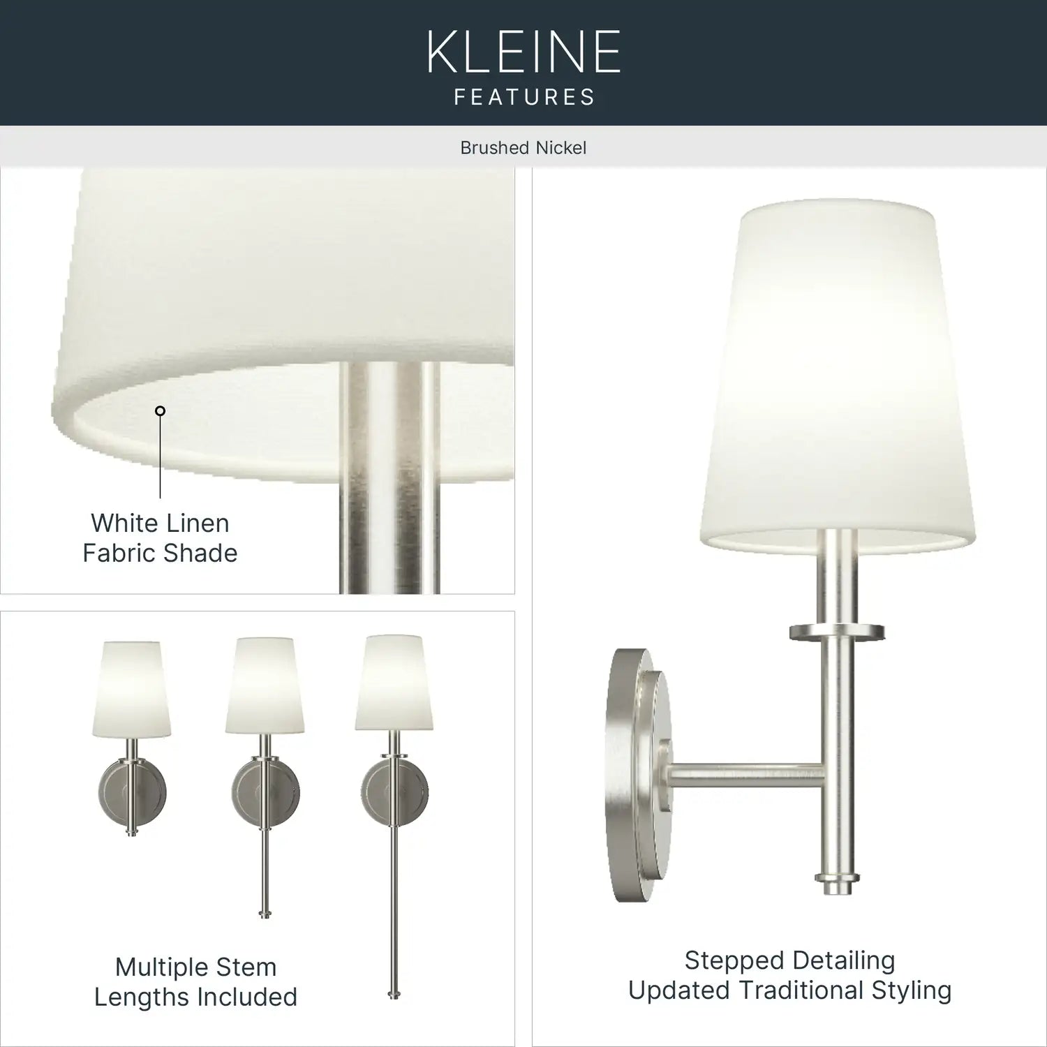 KICHLER, Kleine Wall Sconce, WALL SCONCES