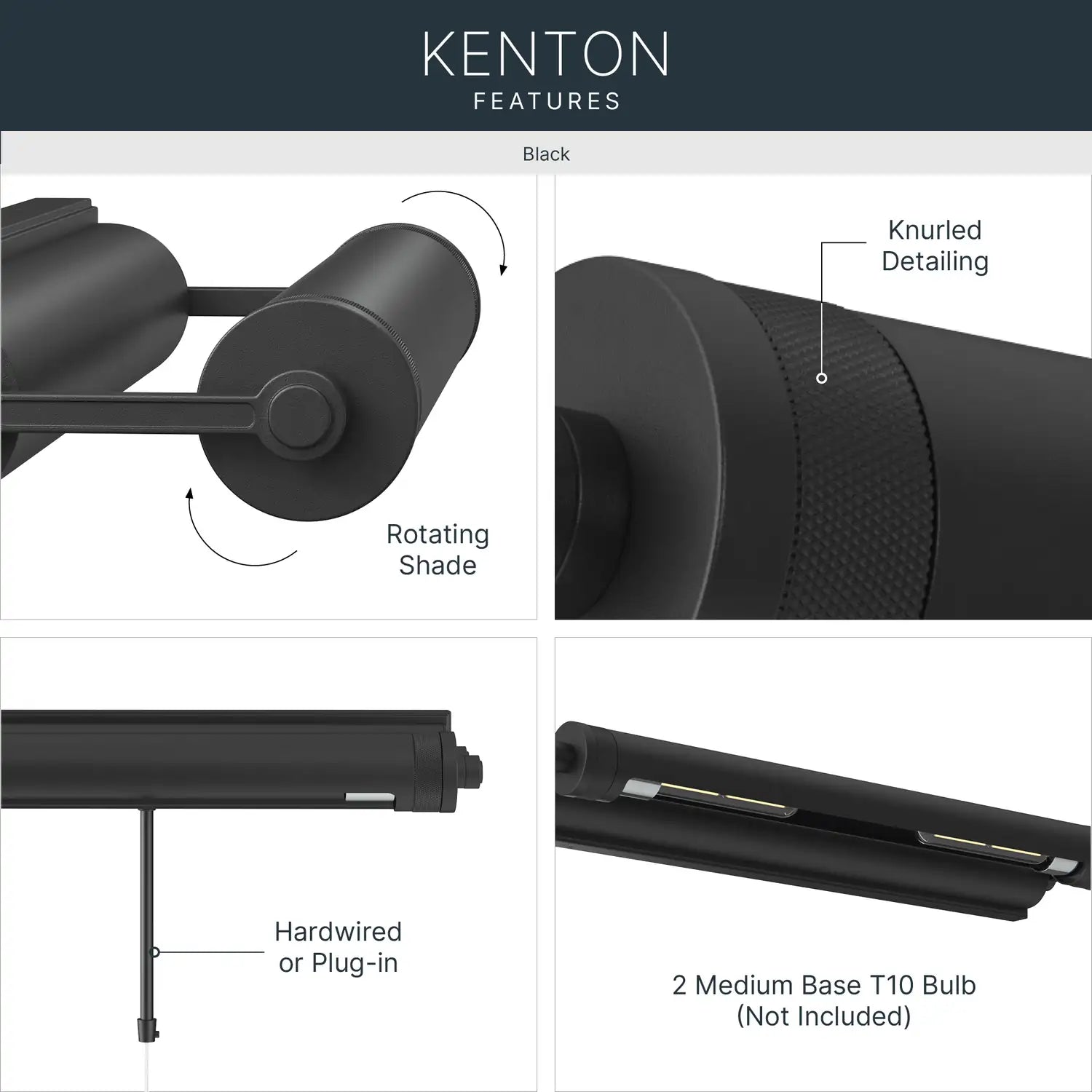 KICHLER, Kenton Wall Sconce, WALL SCONCES