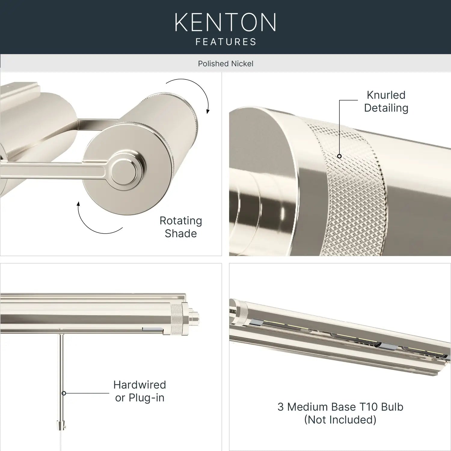 KICHLER, Kenton Wall Sconce, WALL SCONCES