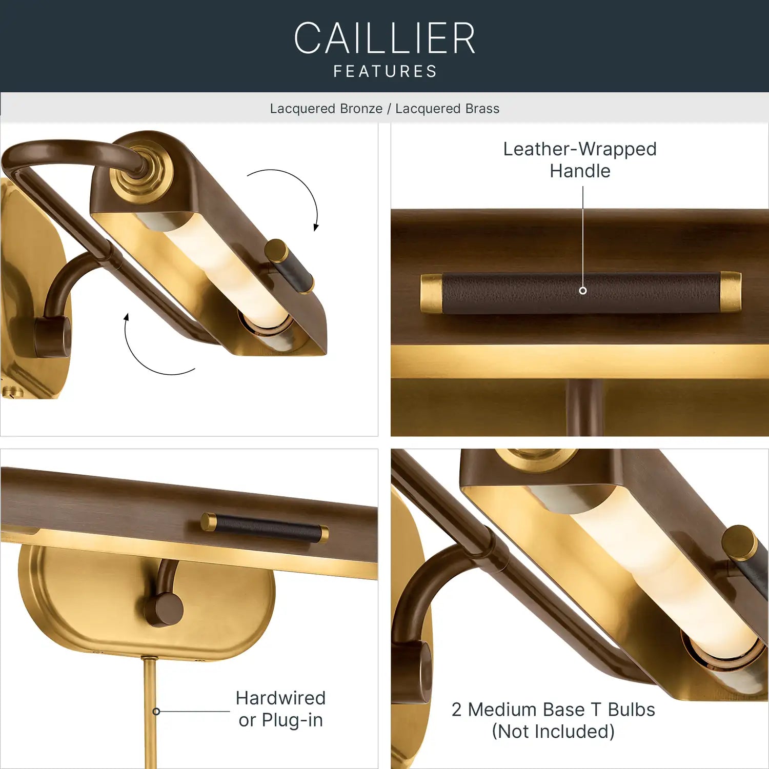 KICHLER, Caillier Wall Sconce, WALL SCONCES