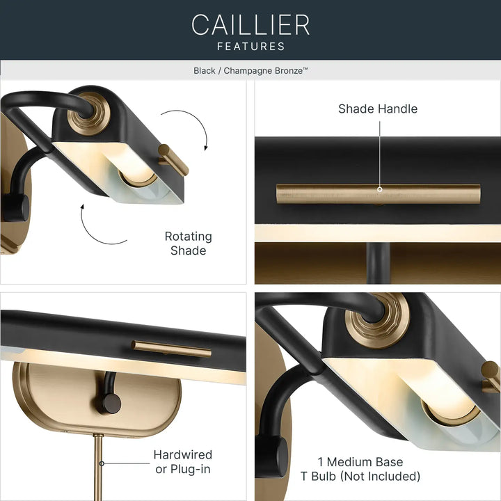 KICHLER, Caillier Wall Sconce, WALL SCONCES