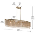 KICHLER, Khaite Chandelier, CHANDELIER LIGHT