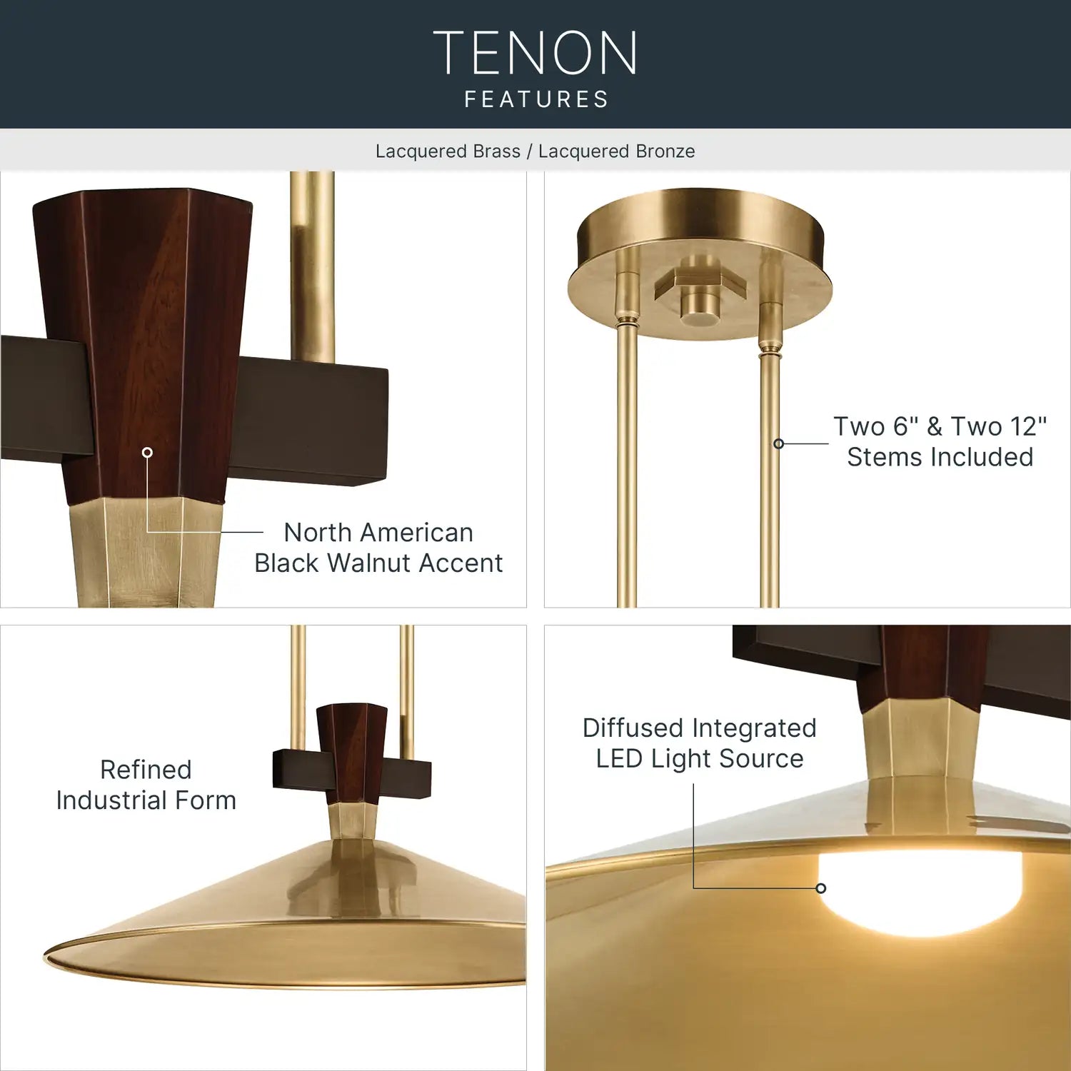 KICHLER, Tenon Pendants, PENDANT LIGHT