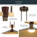 KICHLER, Tenon Pendants, PENDANT LIGHT