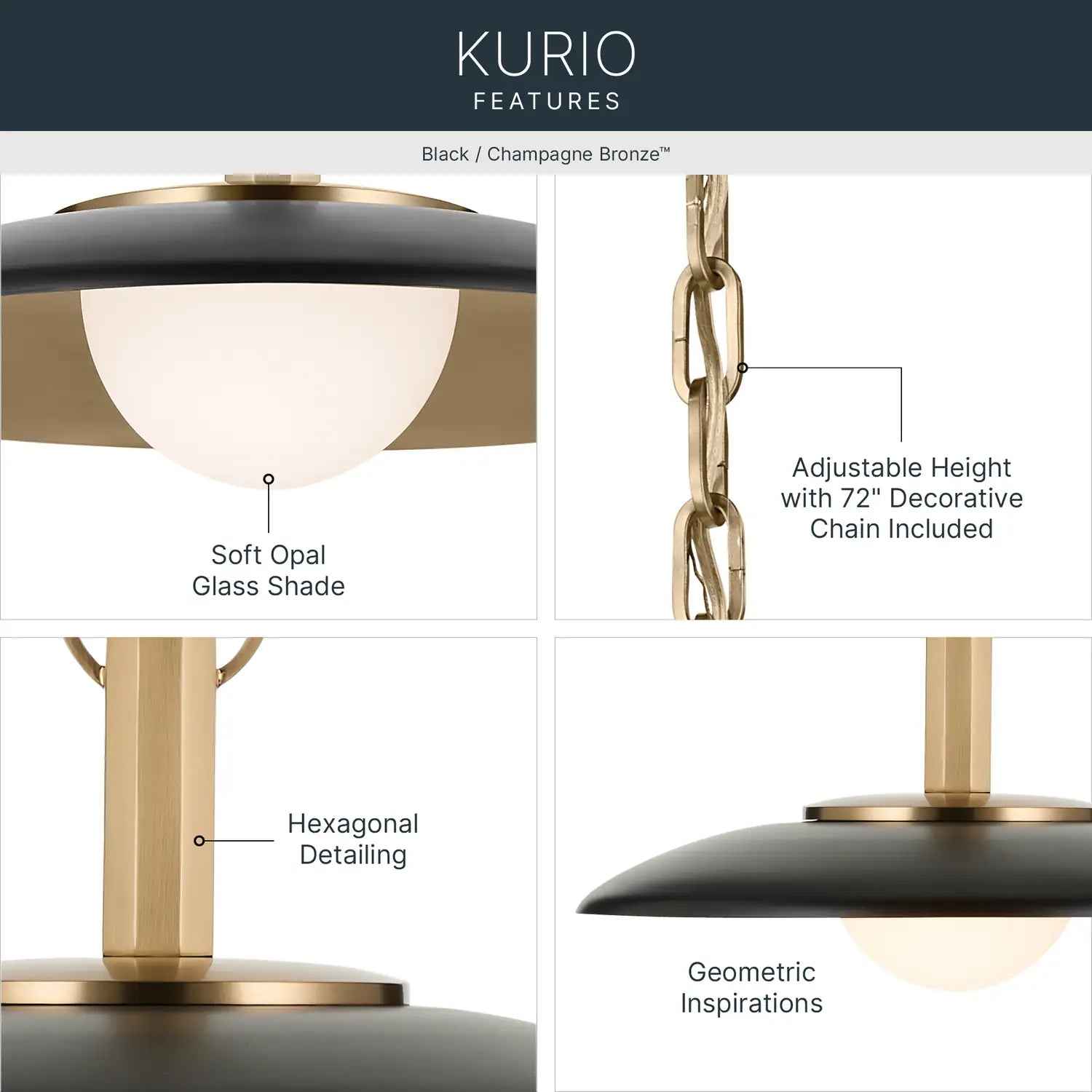 KICHLER, Kurio Pendants, PENDANT LIGHT